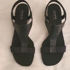 Alfani black sandals